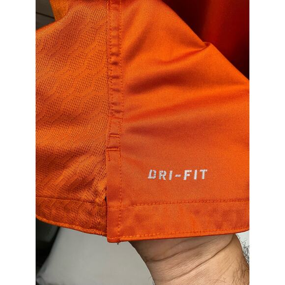 Nike Florida Gators Polo Shirt Mens XL Orange Back hit  Dri Fit Golf Performance - Picture 12 of 12